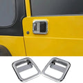For 1997-2006 Jeep Wrangler TJ Exterior Door Handle Bowl Trim Cover