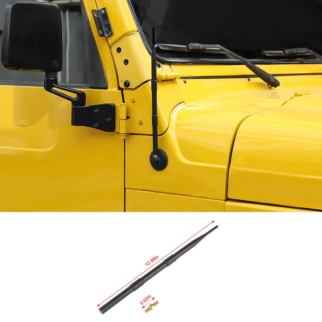 For 1997-2006 Jeep Wrangler TJ Exterior Hood Side Antenna Mast Radio