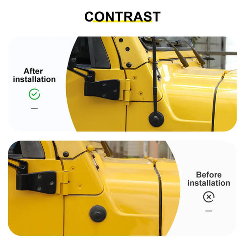 For 1997-2006 Jeep Wrangler TJ Exterior Hood Side Antenna Mast Radio