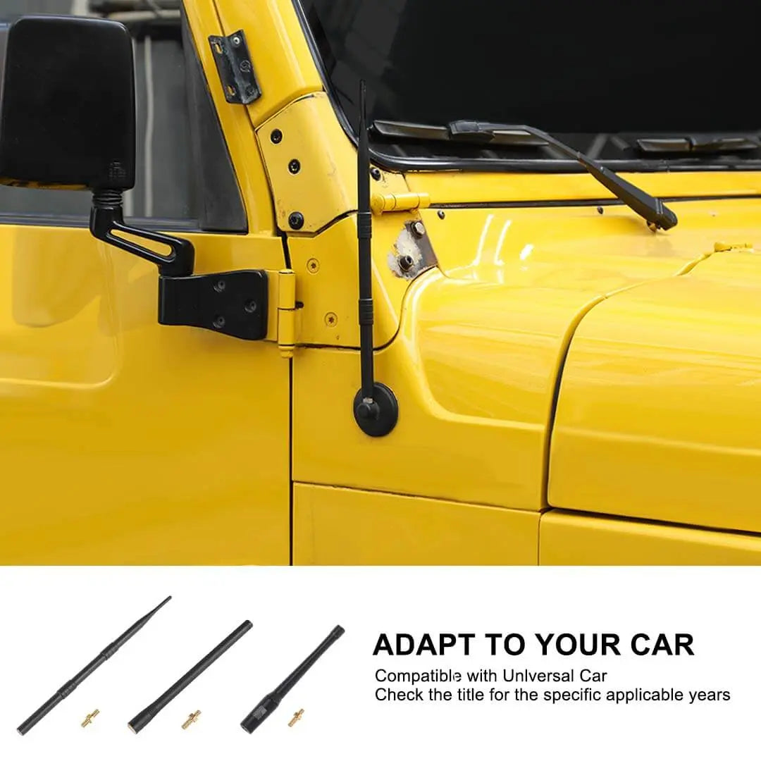 For 1997-2006 Jeep Wrangler TJ Exterior Hood Side Antenna Mast Radio