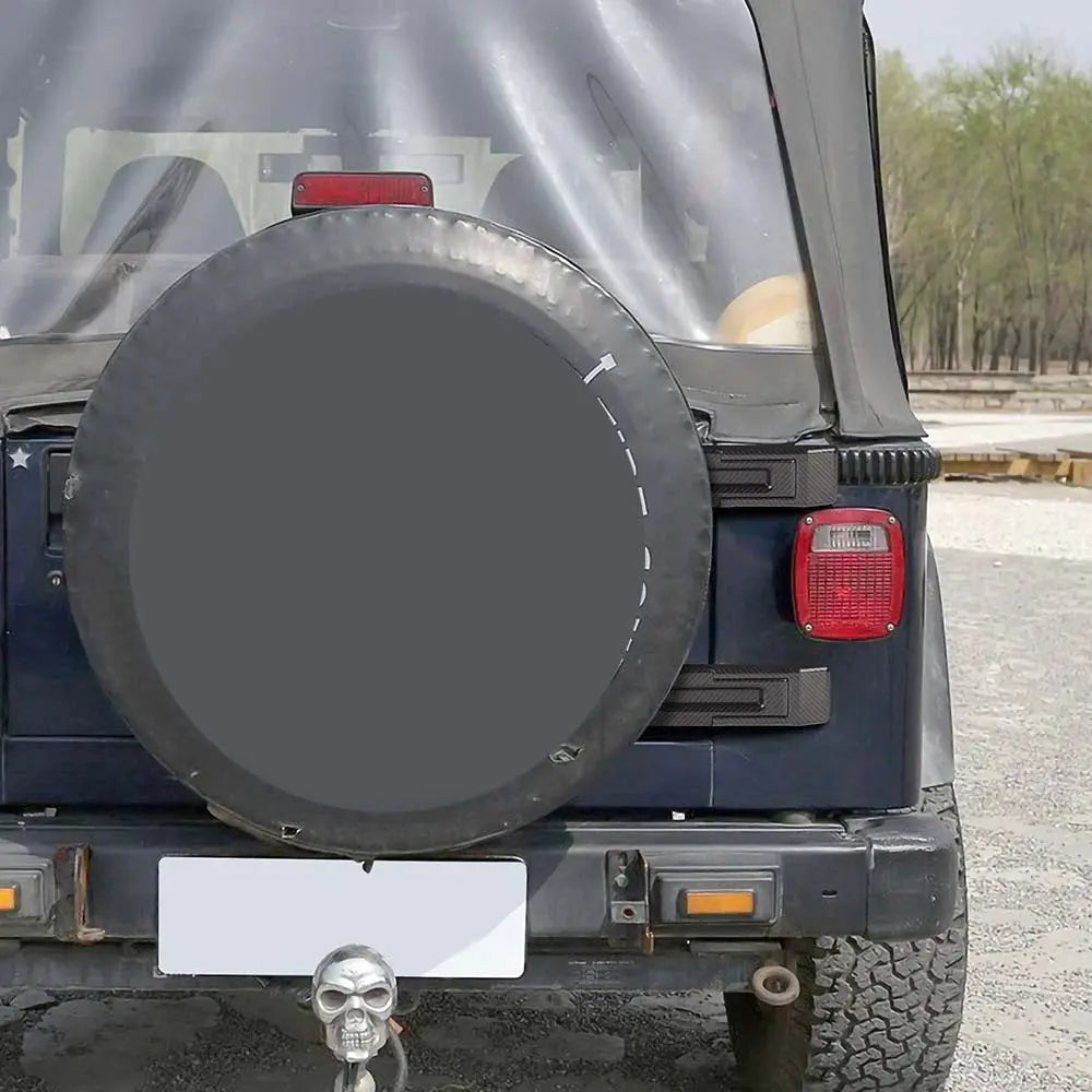 For 1997-2006 Jeep Wrangler TJ Exterior Rear Tailgate Spare Hinges Covers Trim (2 pcs)