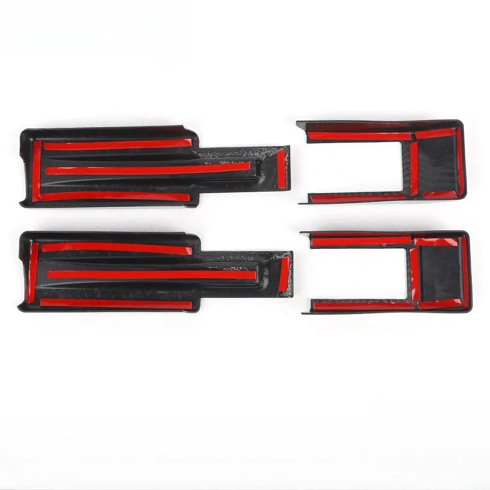 For 1997-2006 Jeep Wrangler TJ Exterior Rear Tailgate Spare Hinges Covers Trim (2 pcs)