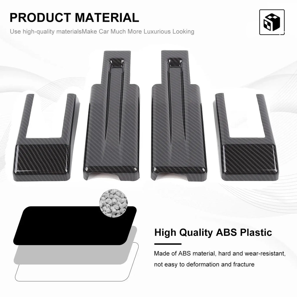 For 1997-2006 Jeep Wrangler TJ Exterior Rear Tailgate Spare Hinges Covers Trim (2 pcs)