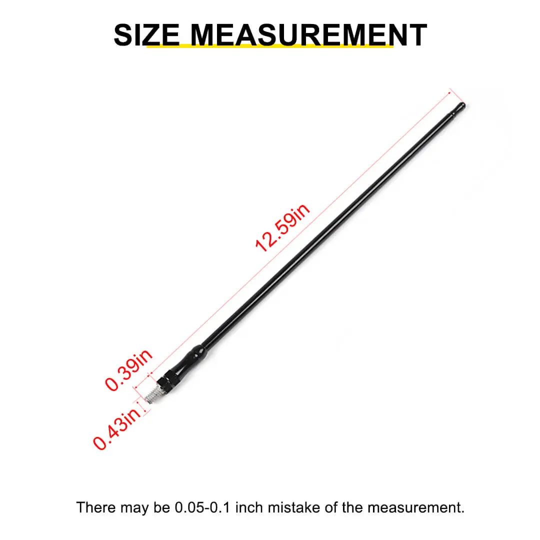 For 1997-2006 Jeep Wrangler TJ Exterior Side Hood Antenna Mast Replace