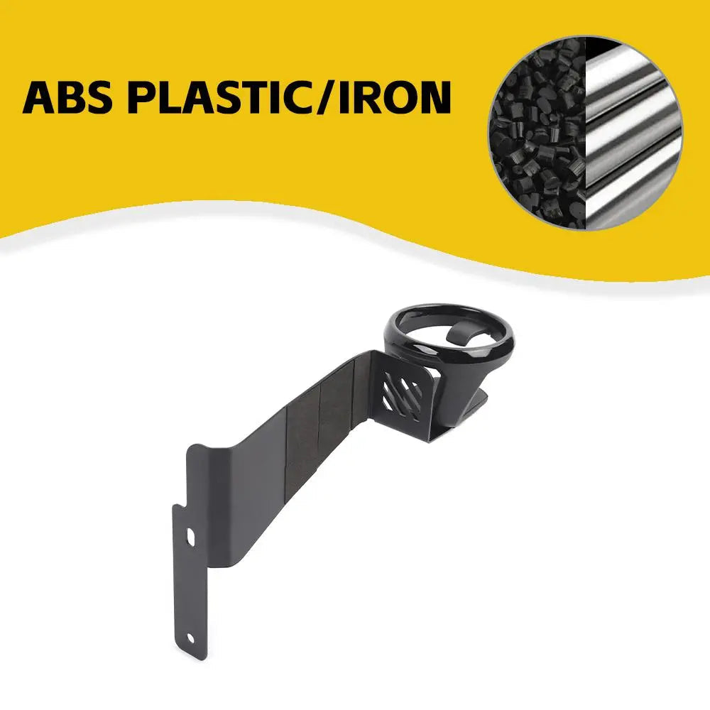 For 1997-2006 Jeep Wrangler TJ Front Door Water Cup Bracket Holder  Black Right & Left