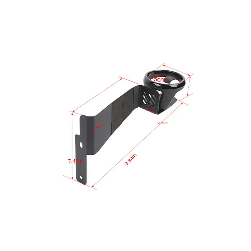For 1997-2006 Jeep Wrangler TJ Front Door Water Cup Bracket Holder  Black Right & Left
