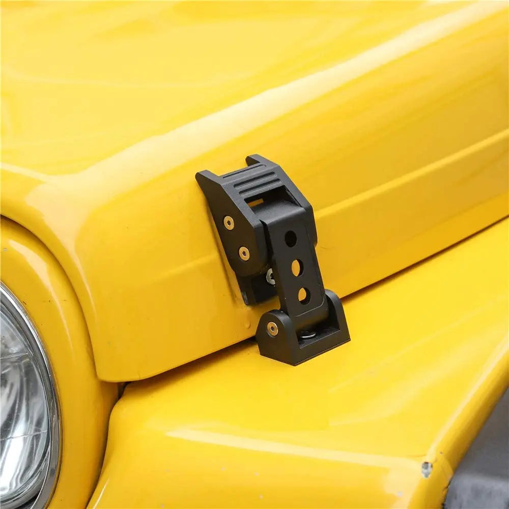 For 1997-2006 Jeep Wrangler TJ Hood Latches Lock Catch Cover Kit