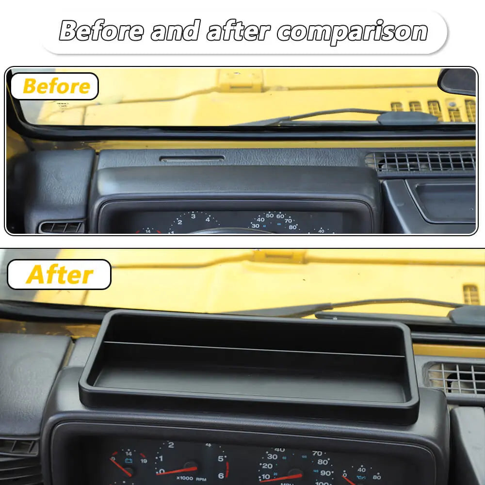 For 1997-2006 Jeep Wrangler TJ Instrument Panel/ Dash/ Gear Shift Center Console/ Co-Pilot Grab Bar Storage Tray Box