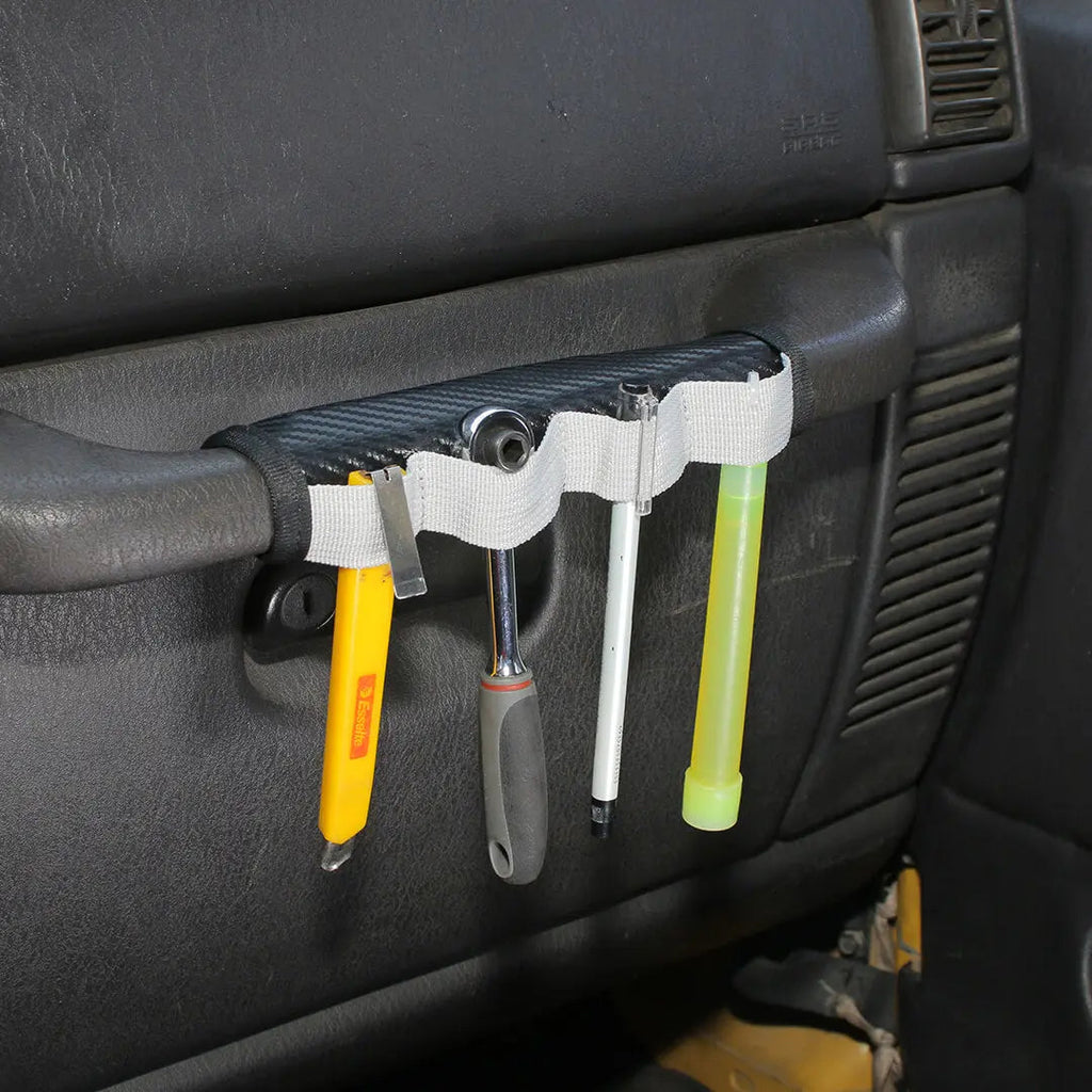 For 1997-2006 Jeep Wrangler TJ Interior Copilot Handle Protection Cover Tool Storage Bag