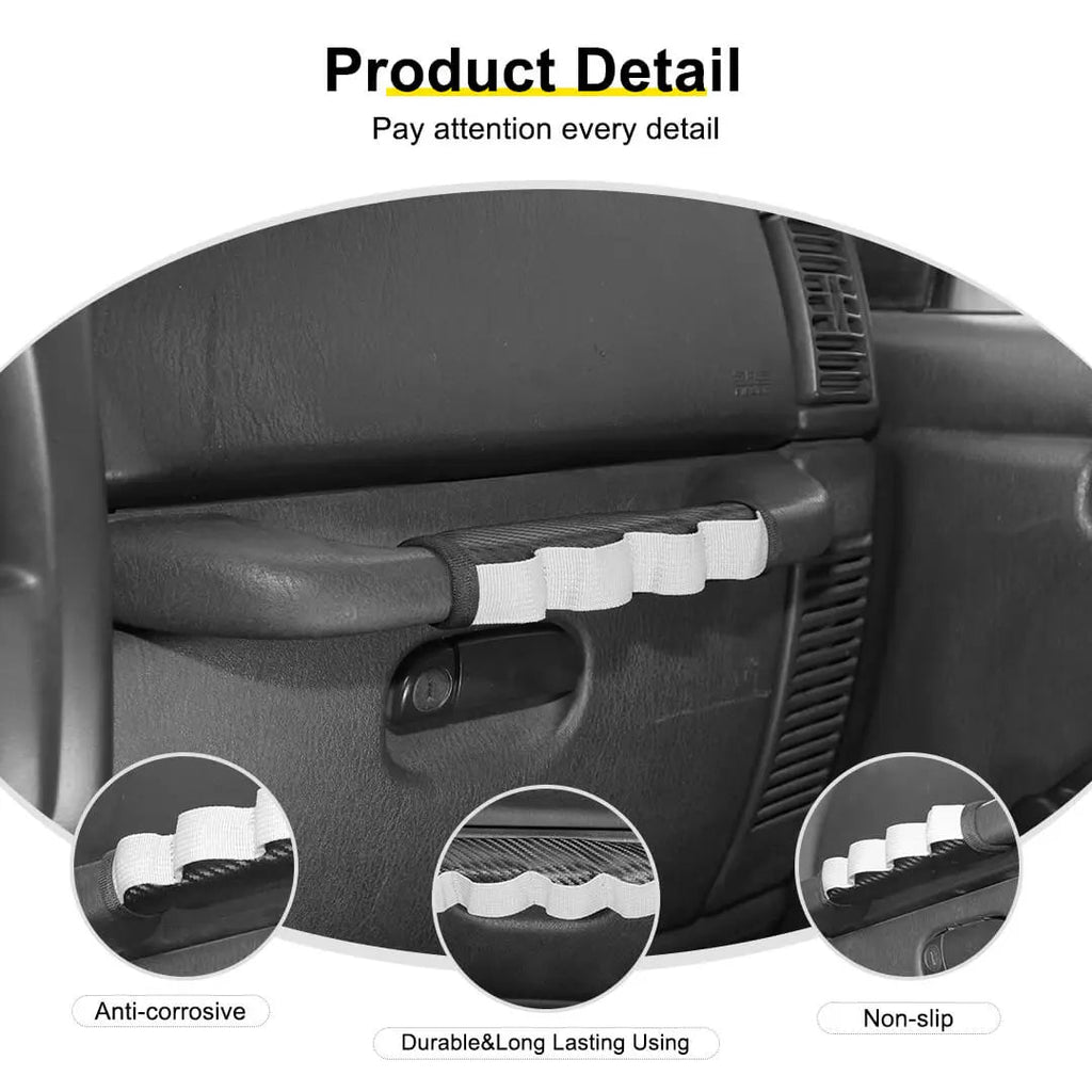 For 1997-2006 Jeep Wrangler TJ Interior Copilot Handle Protection Cover Tool Storage Bag