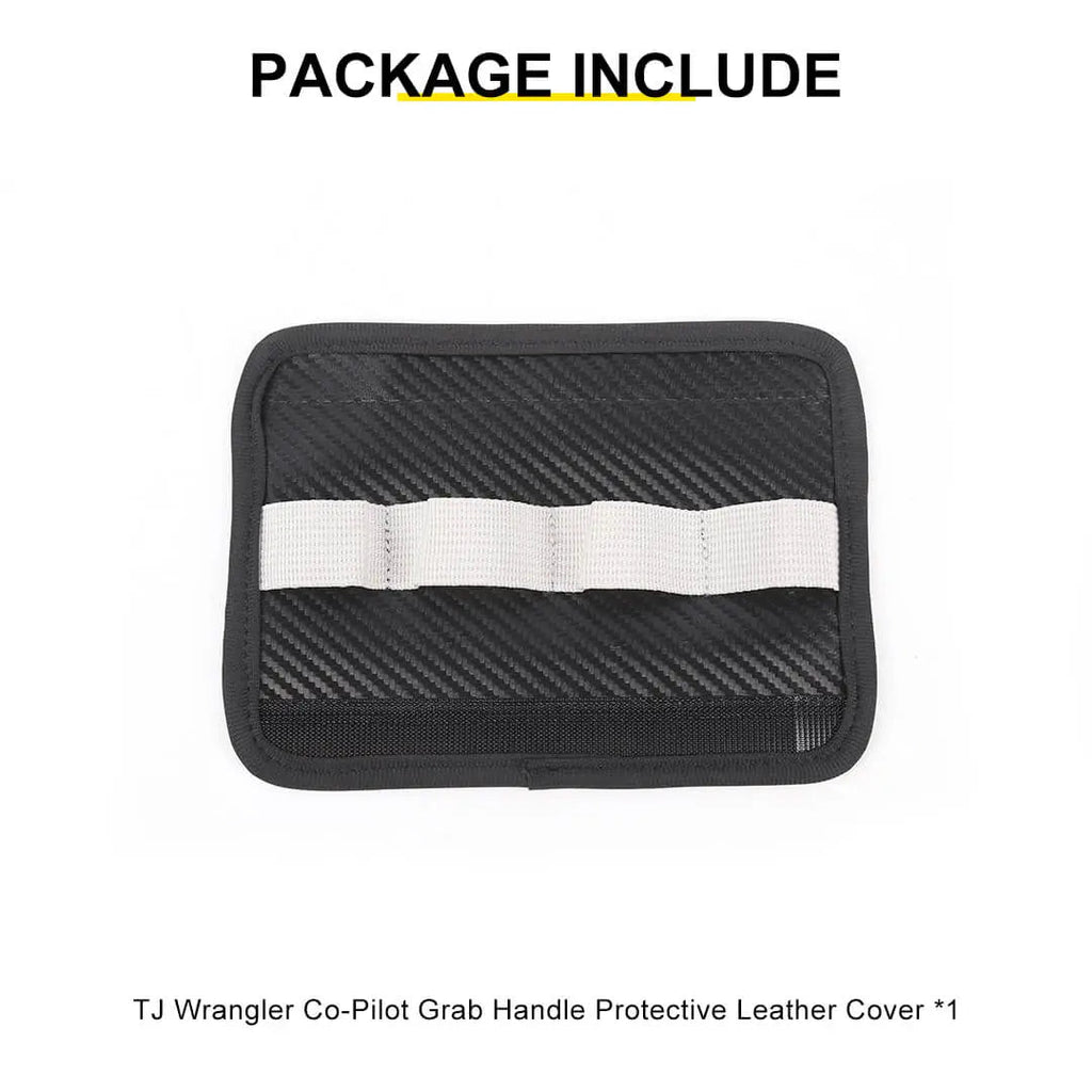 For 1997-2006 Jeep Wrangler TJ Interior Copilot Handle Protection Cover Tool Storage Bag