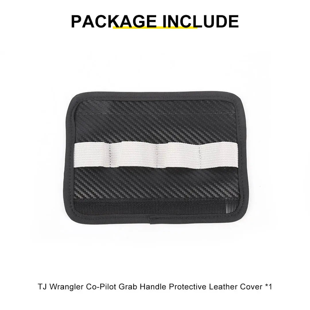 For 1997-2006 Jeep Wrangler TJ Interior Copilot Handle Protection Cover Tool Storage Bag