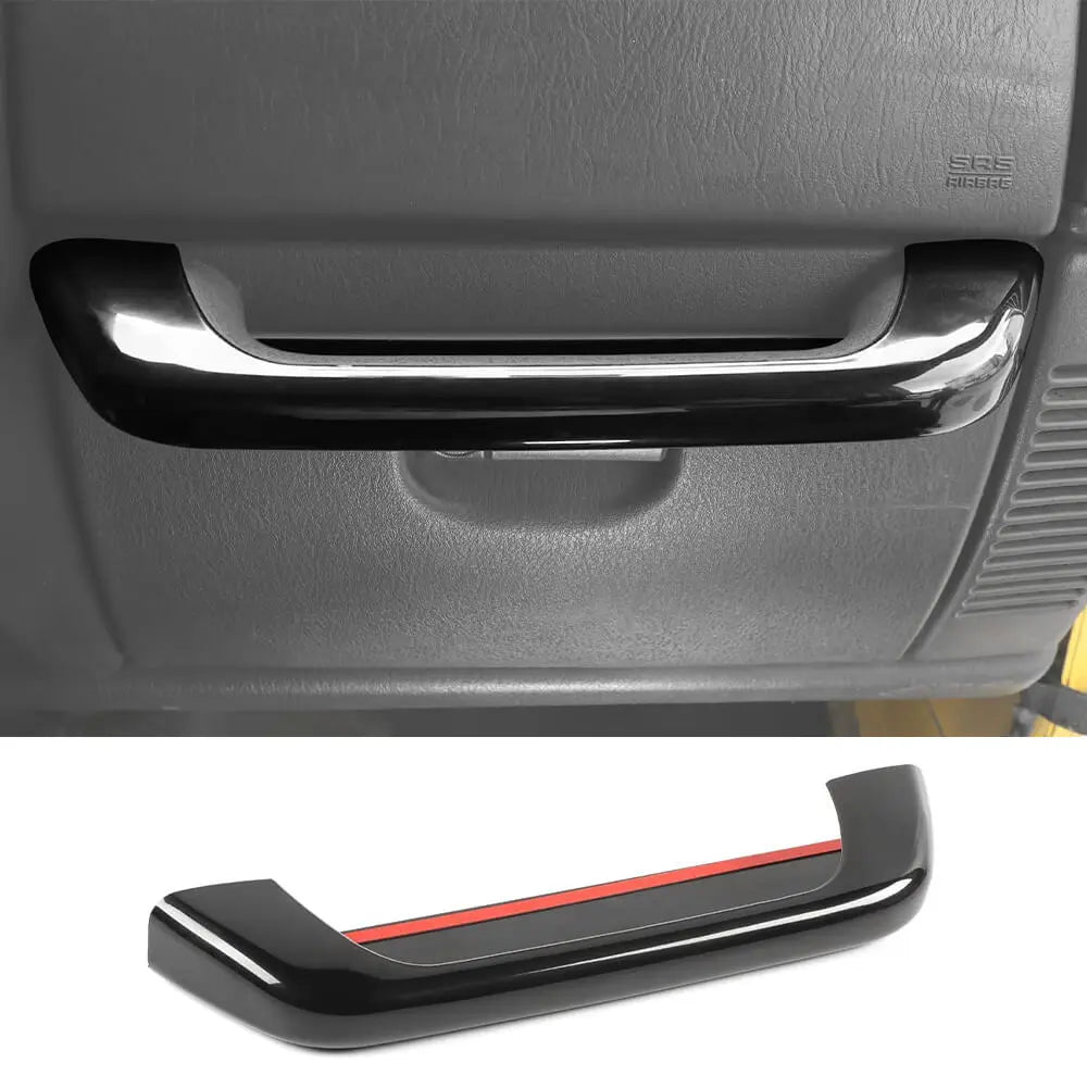 For 1997-2006 Jeep Wrangler TJ Interior Passenger Organizer Box Grab Tray Co-Pilot Handle Trim Cover