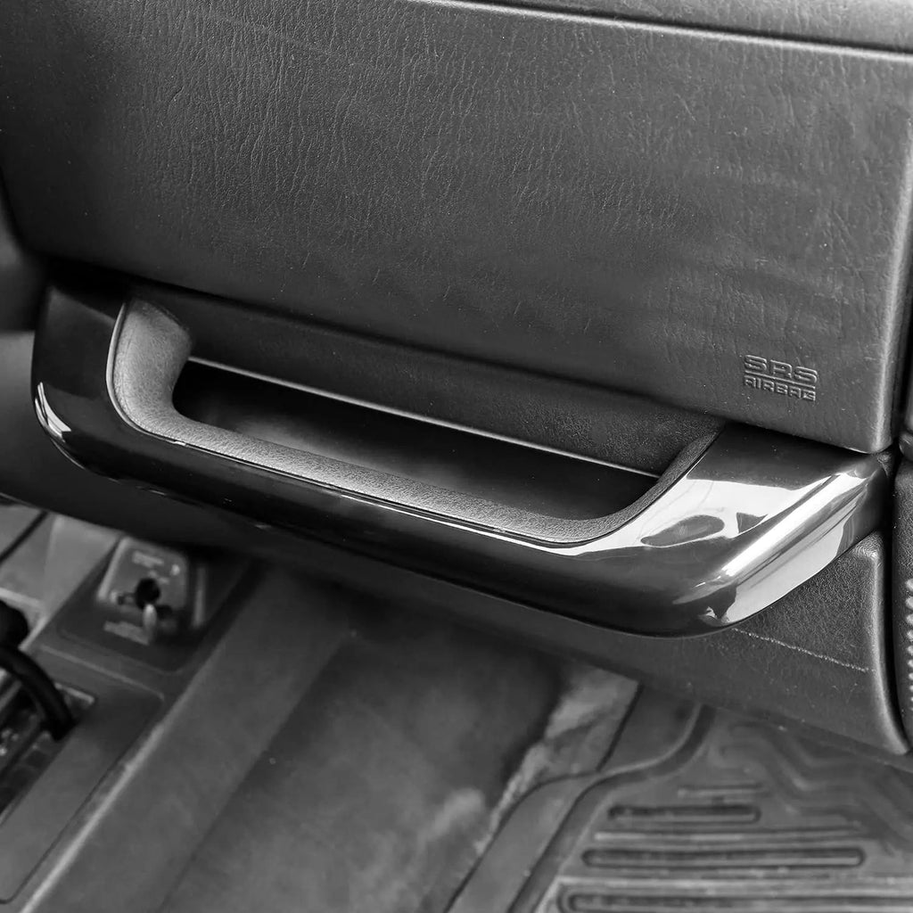 For 1997-2006 Jeep Wrangler TJ Interior Passenger Organizer Box Grab Tray Co-Pilot Handle Trim Cover