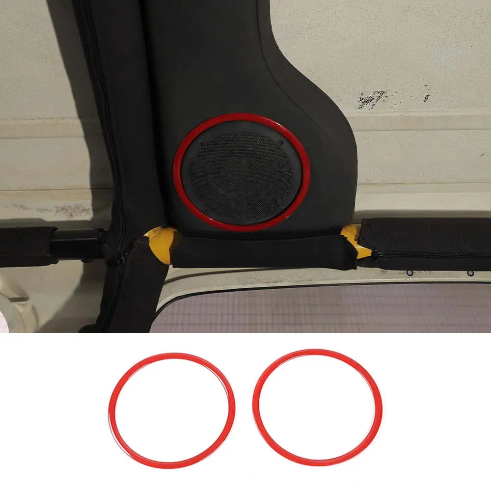 For 1997-2006 Jeep Wrangler TJ Interior Roof Speaker Horn Ring Cover Trim