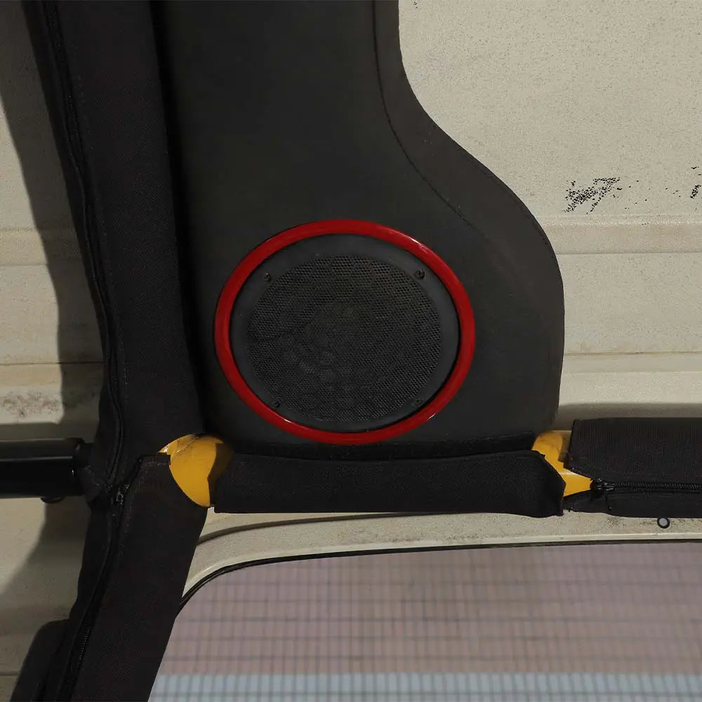 For 1997-2006 Jeep Wrangler TJ Interior Roof Speaker Horn Ring Cover Trim