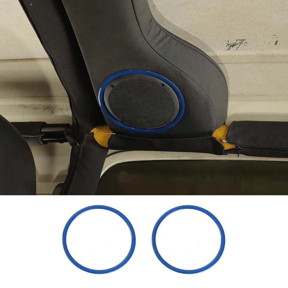 For 1997-2006 Jeep Wrangler TJ Interior Roof Speaker Horn Ring Cover Trim