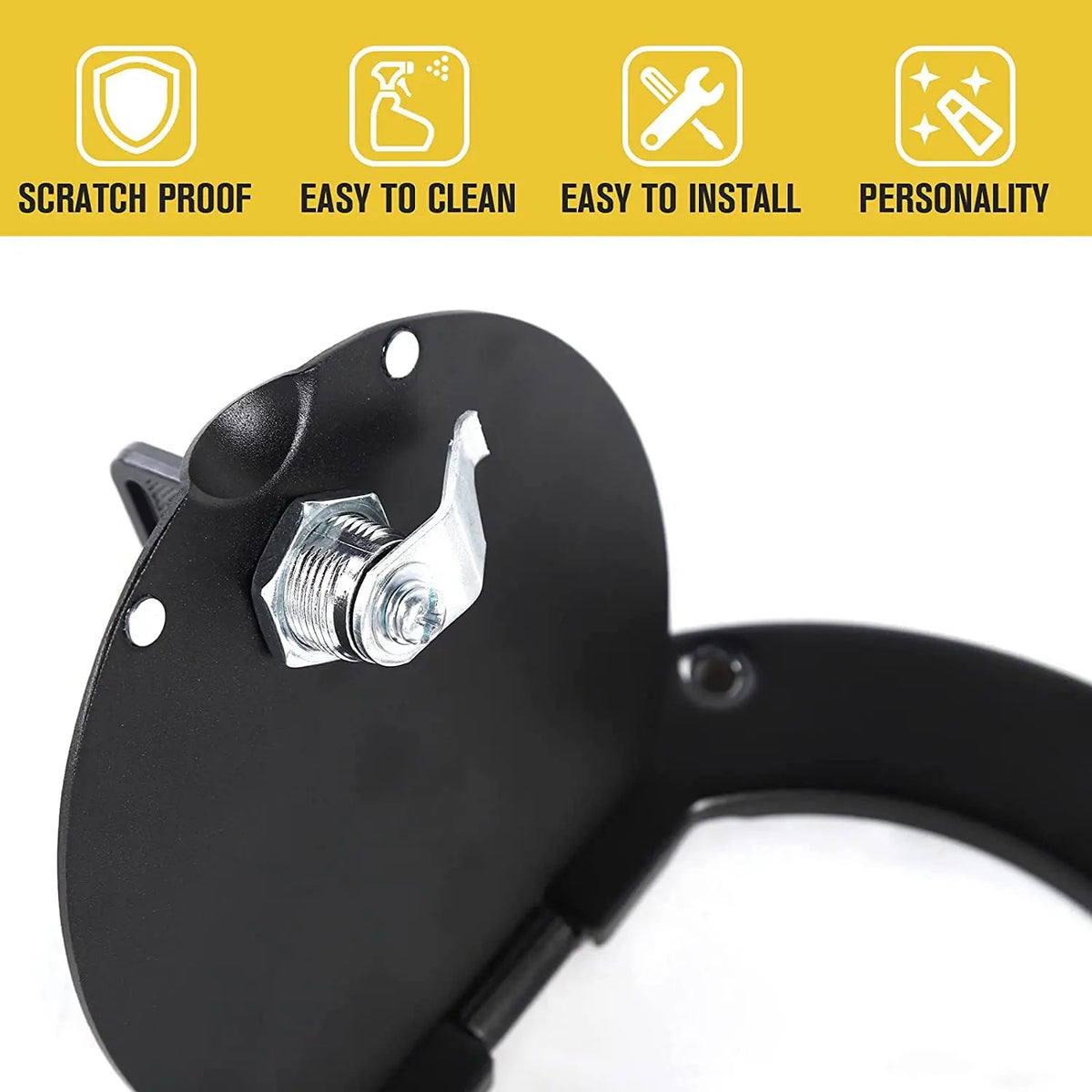 For 1997-2006 Jeep Wrangler TJ Locking Fuel Door Gas Tank Cover