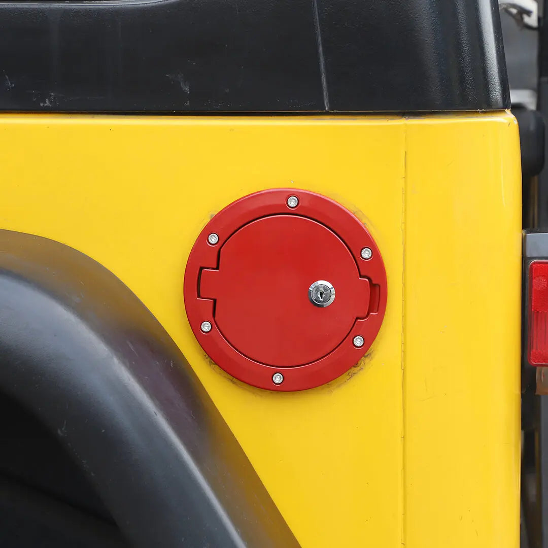 For 1997-2006 Jeep Wrangler TJ Locking Fuel Filler Door Gas Tank Cap