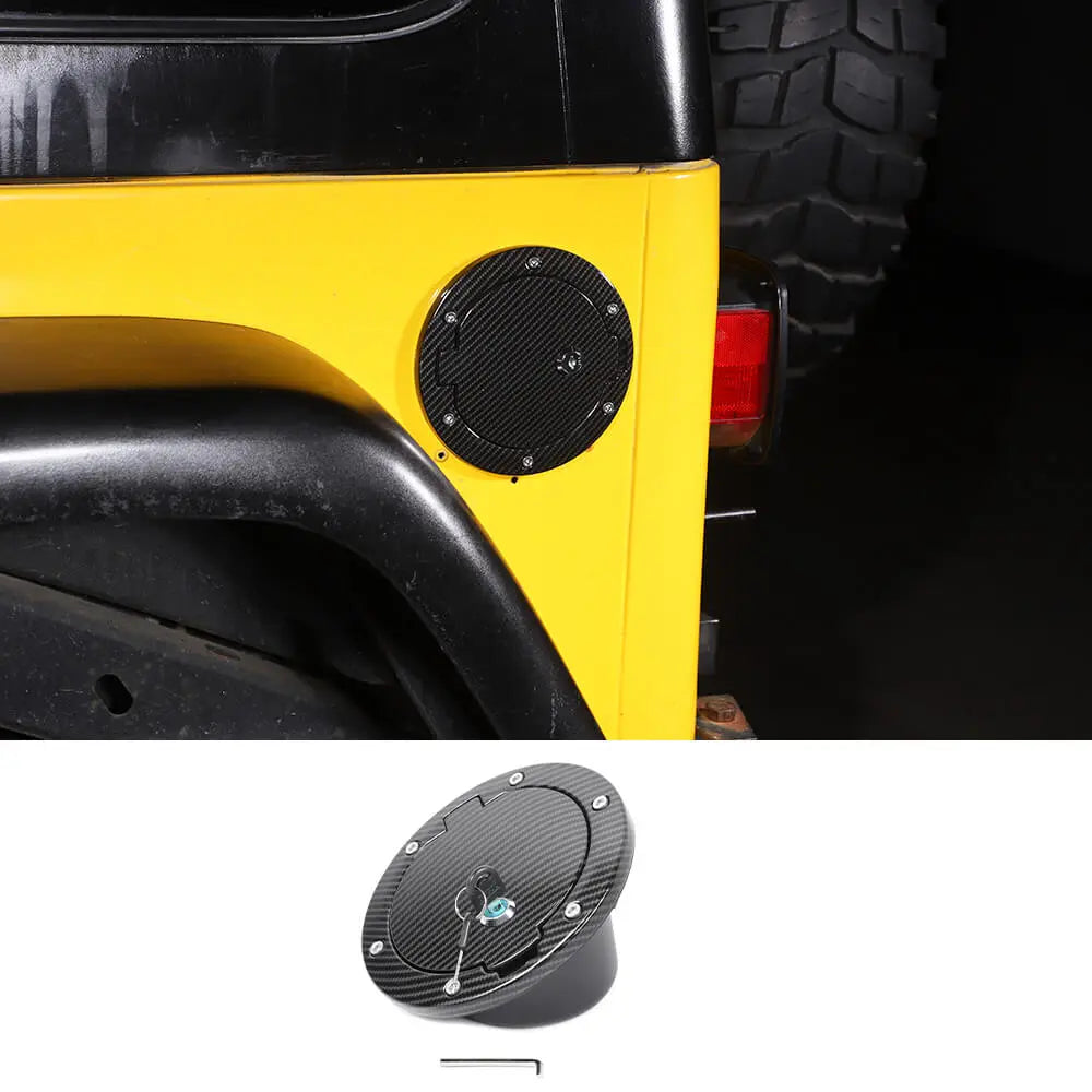 For 1997-2006 Jeep Wrangler TJ Locking Gas Cap Cover Fuel Door