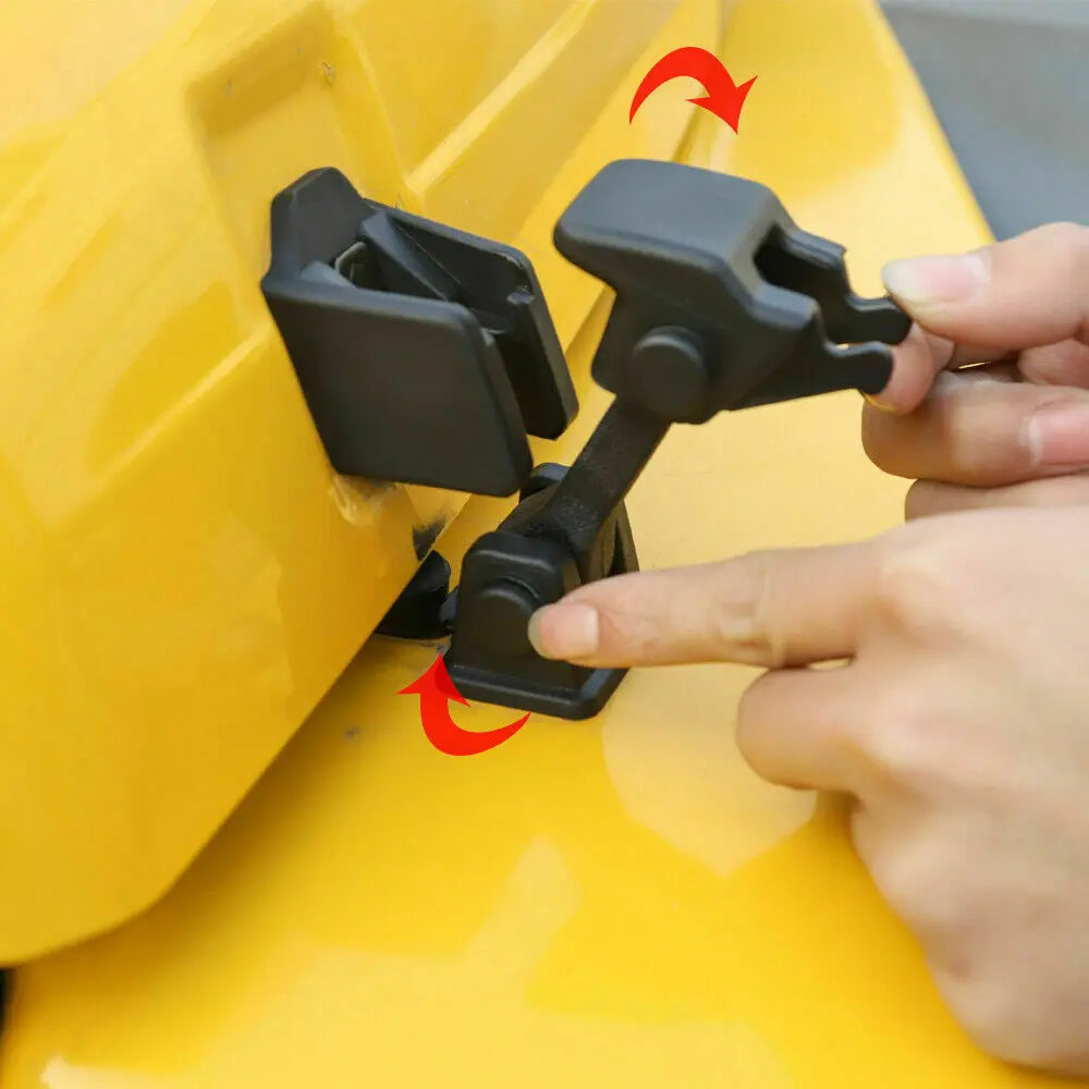For 1997-2006 Jeep Wrangler TJ Locking Hood Latch Catch Latches & Bracket Parts 2PCS