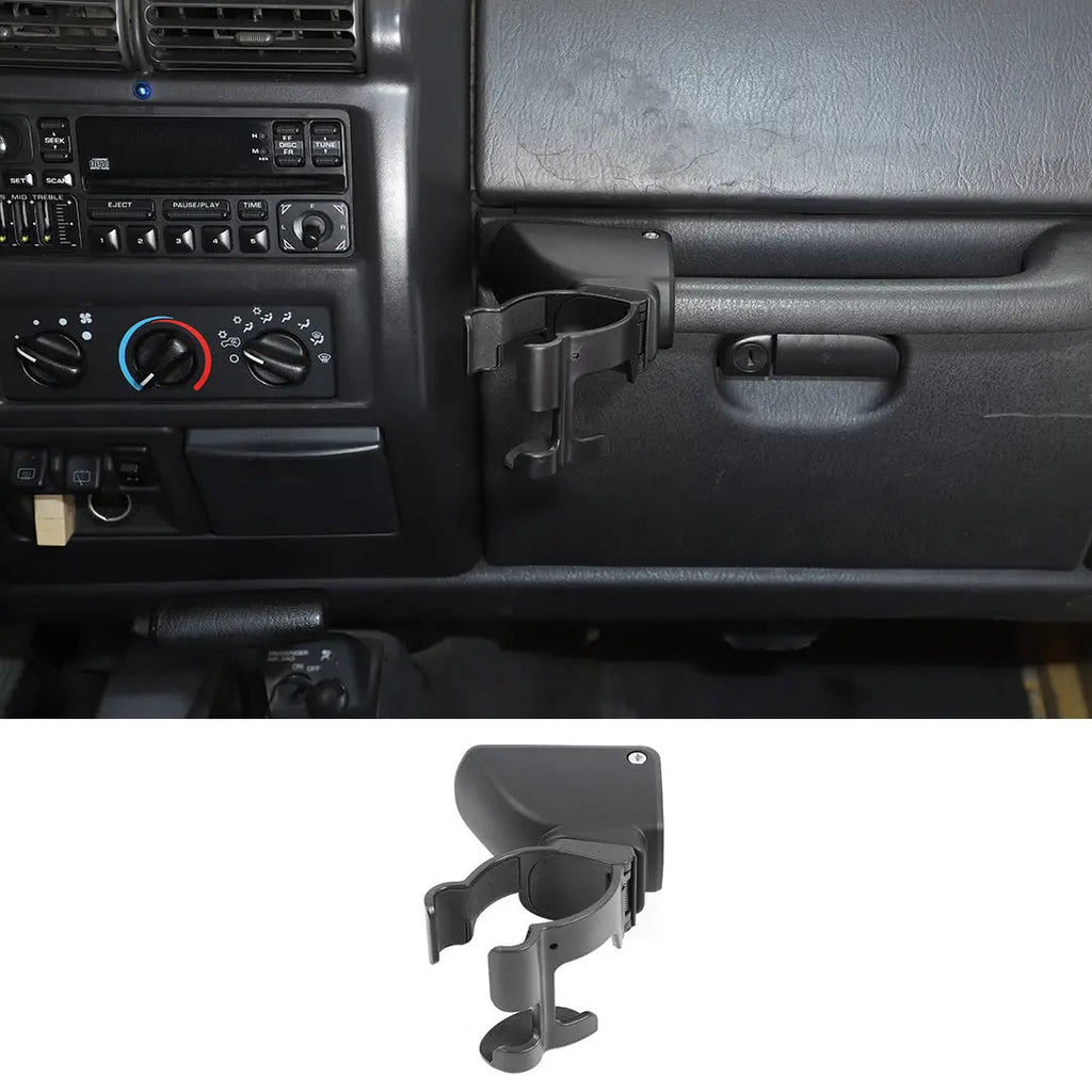 For 1997-2006 Jeep Wrangler TJ Multi-Function Cup Holder Phone Mount Phone Holder