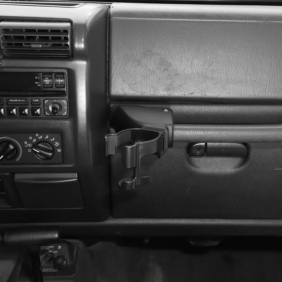 For 1997-2006 Jeep Wrangler TJ Multi-Function Cup Holder Phone Mount Phone Holder