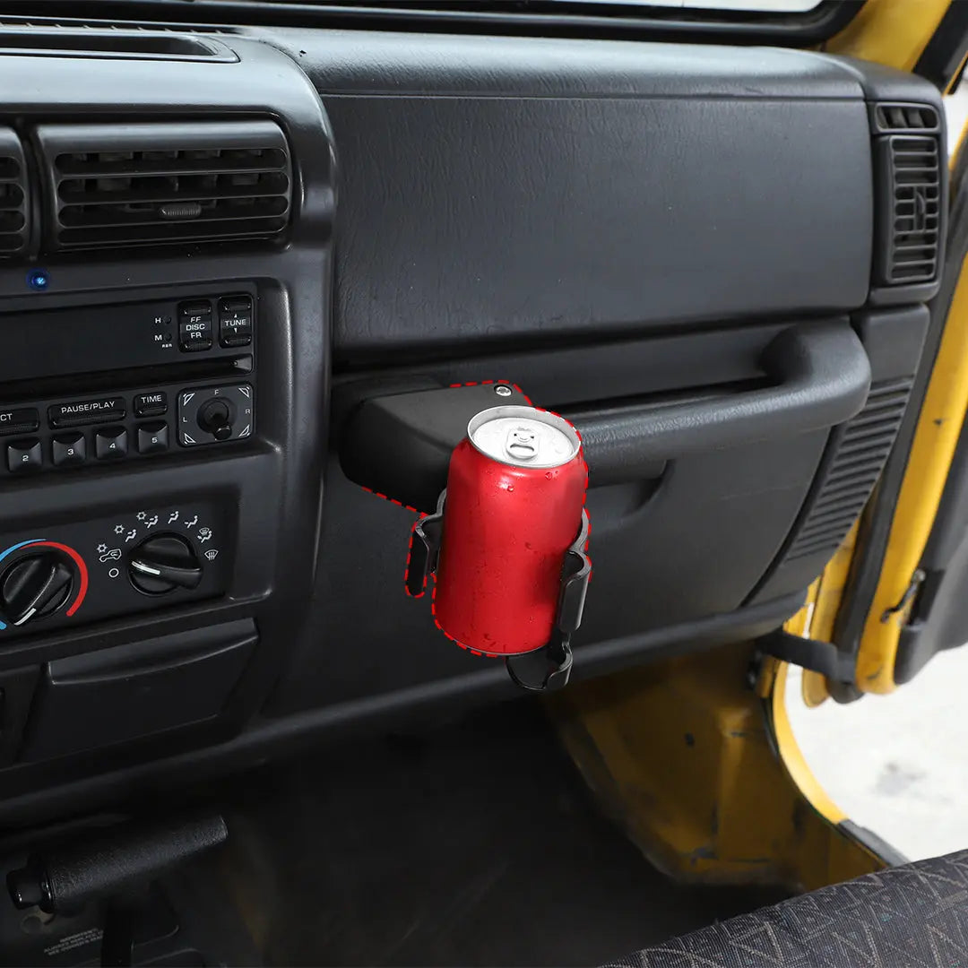 For 1997-2006 Jeep Wrangler TJ Multi-Function Cup Holder Phone Mount Phone Holder