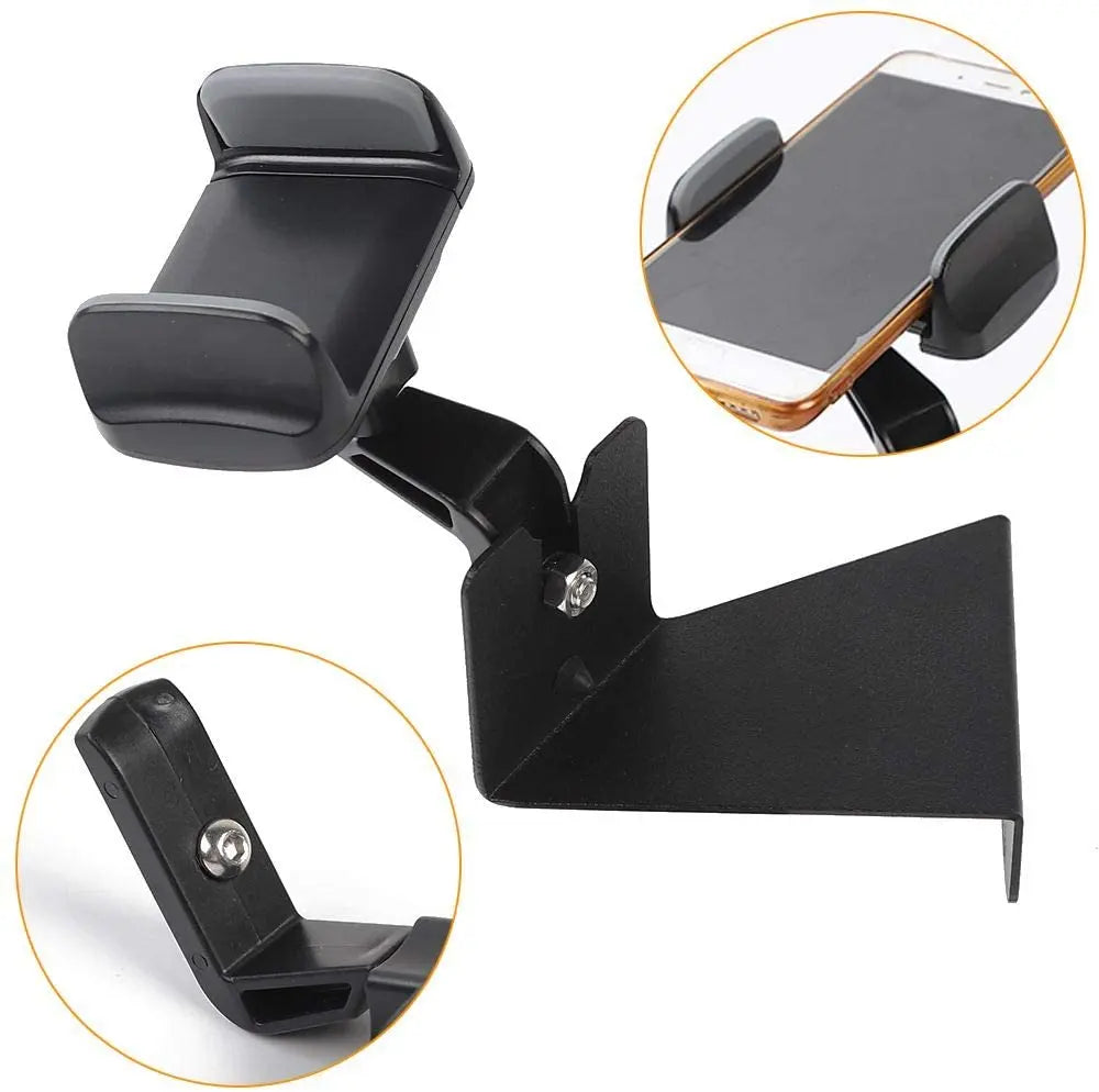 For 1997-2006 Jeep Wrangler TJ Multi-Functional Phone & Radio Holder Walkie Talkie Mount Bracket, Bolt-on Stand Bracket