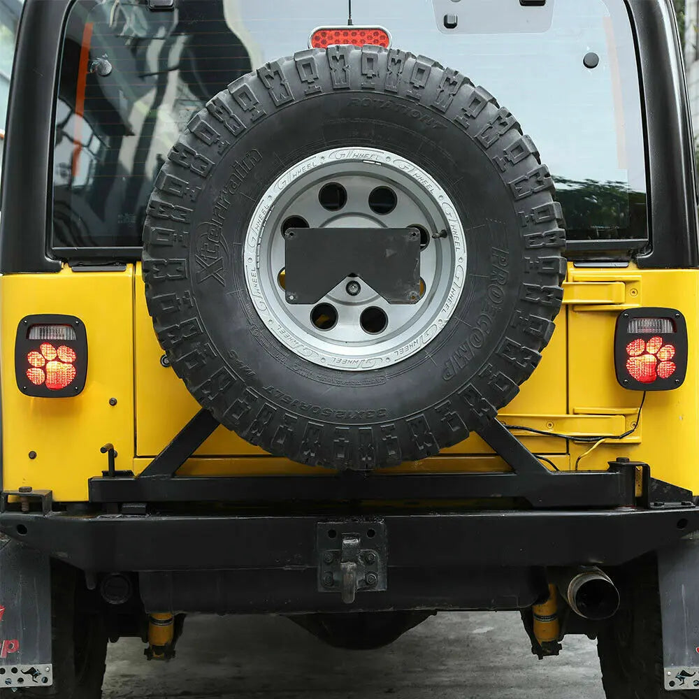 For 1997-2006 Jeep Wrangler TJ Rear Taillight Guard Paw Trim Cover