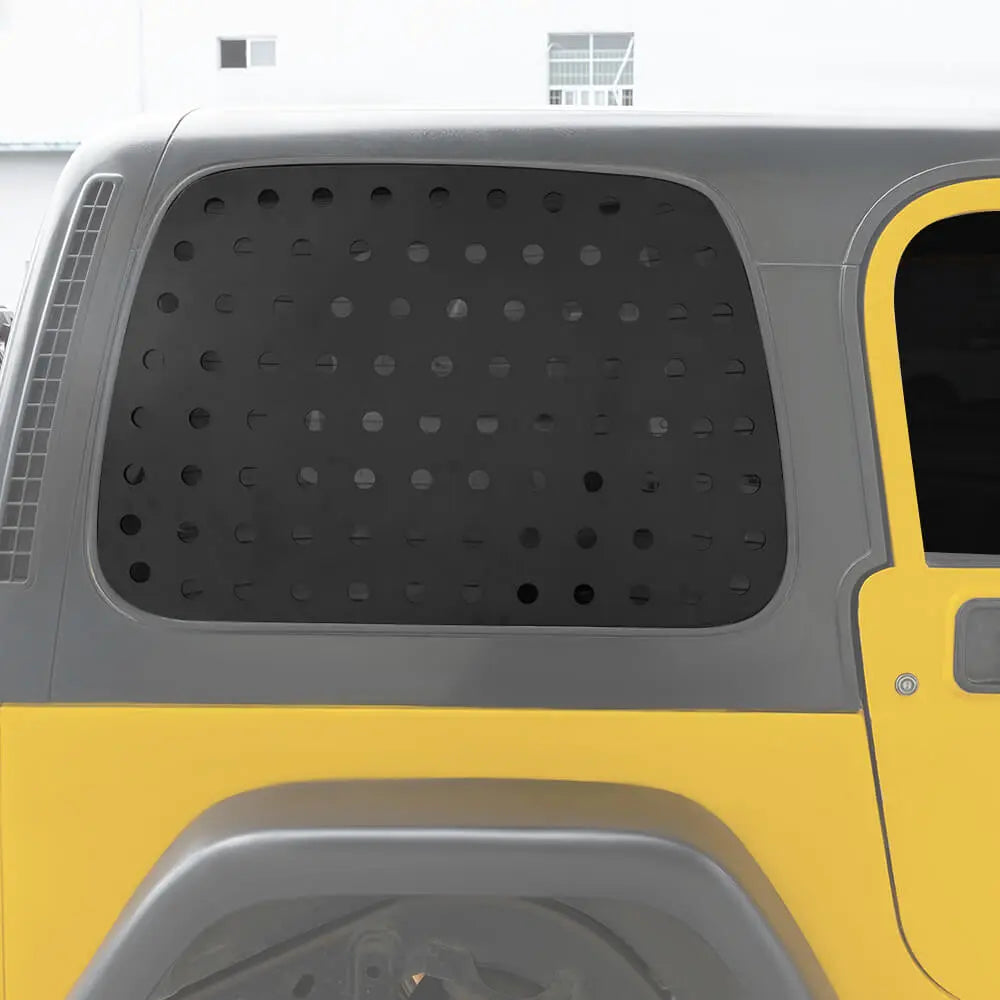 For 1997-2006 Jeep Wrangler TJ Rear Window Glass Guards Cover Trim