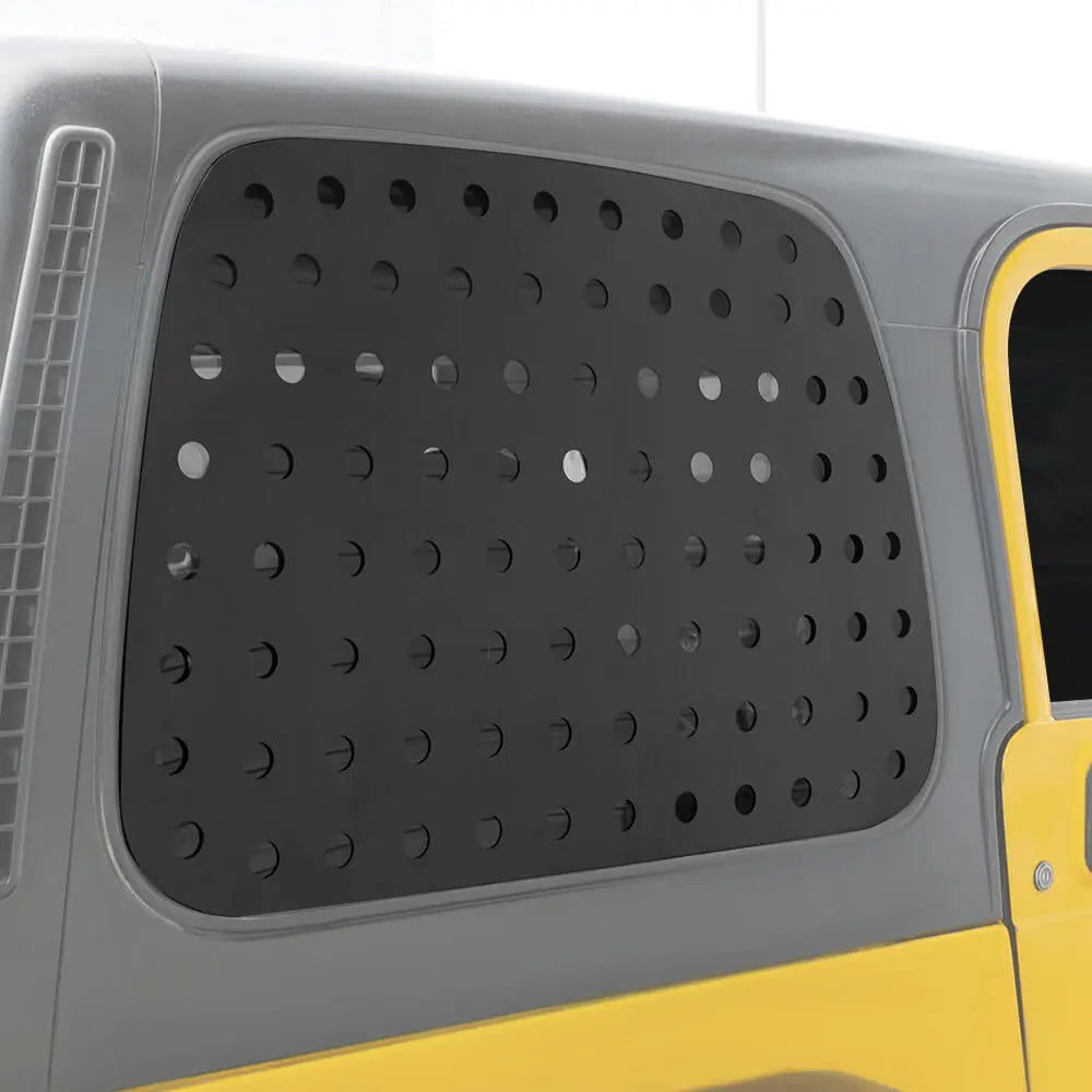 For 1997-2006 Jeep Wrangler TJ Rear Window Glass Guards Cover Trim
