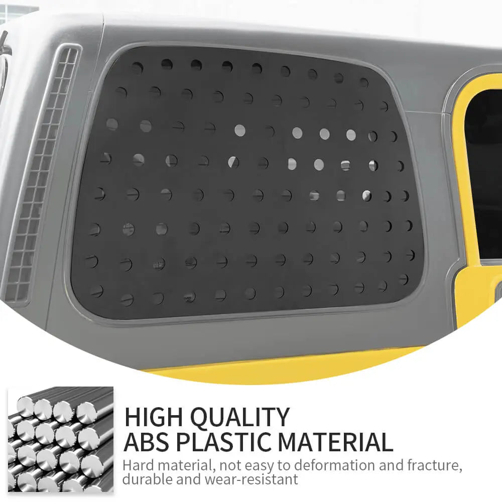 For 1997-2006 Jeep Wrangler TJ Rear Window Glass Guards Cover Trim