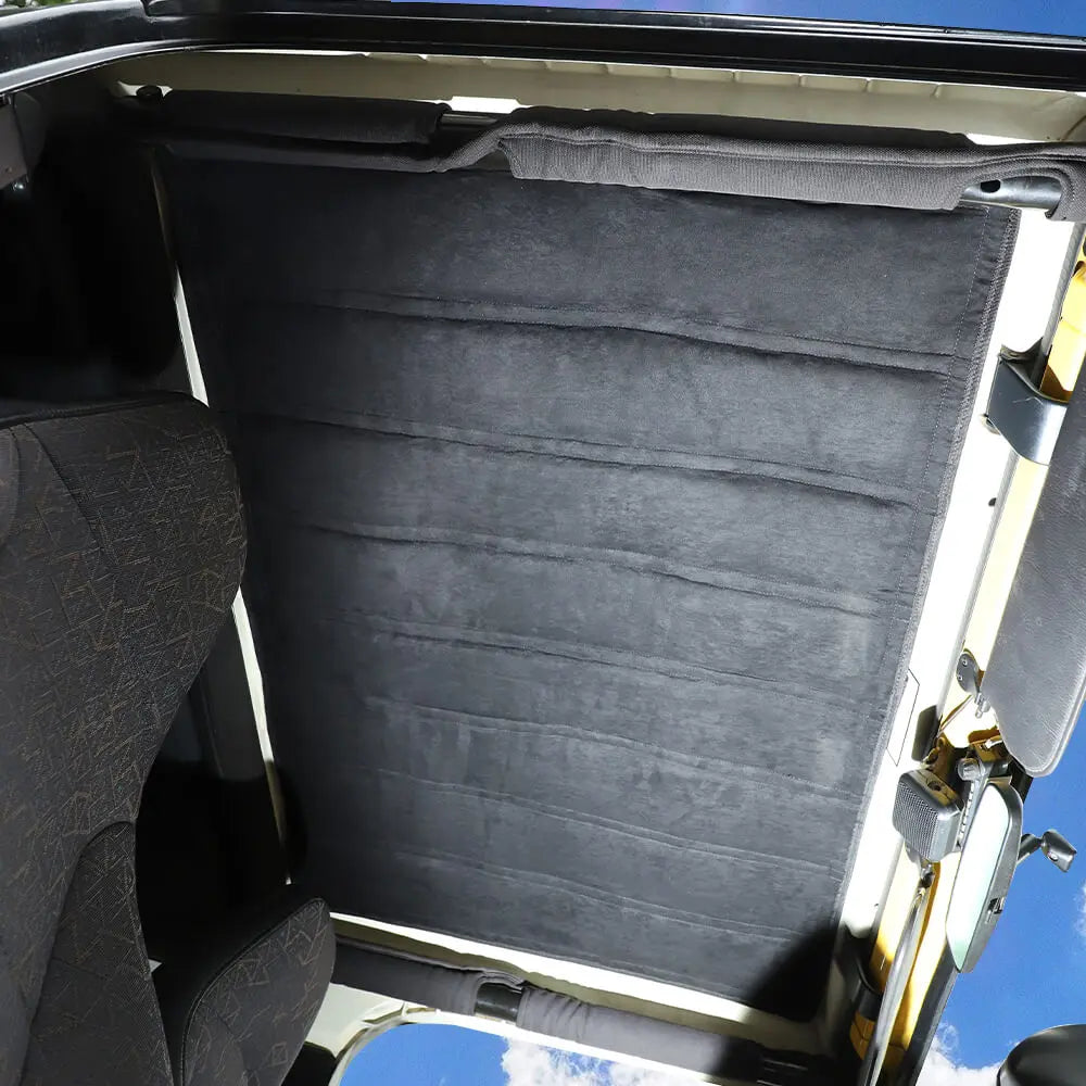 For 1997-2006 Jeep Wrangler TJ Roof Hardtop Rear Window Freedom Panel Insulation Cotton Cover Pad Kit