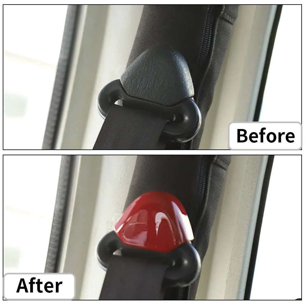 For 1997-2006 Jeep Wrangler TJ Seat Safety Belt Decor Cover Trim