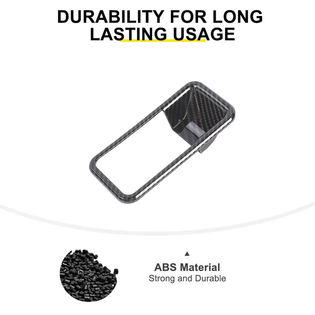 For 1997-2006 Jeep Wrangler TJ Tailgate Exterior Door Rear Trunk Grab Handle Bowl Cover Trim