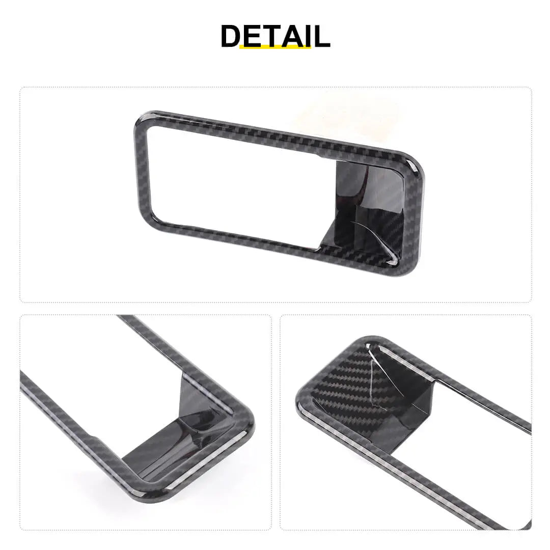 For 1997-2006 Jeep Wrangler TJ Tailgate Exterior Door Rear Trunk Grab Handle Bowl Cover Trim