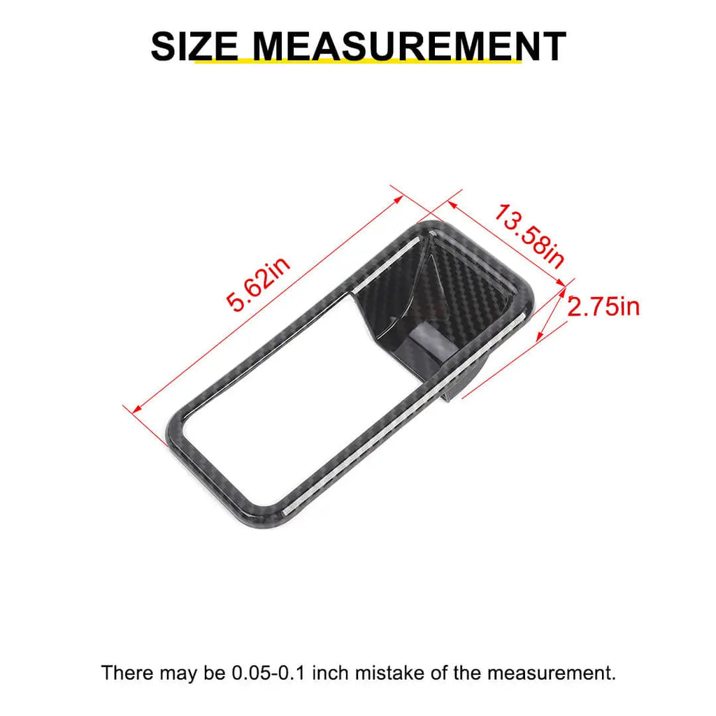 For 1997-2006 Jeep Wrangler TJ Tailgate Exterior Door Rear Trunk Grab Handle Bowl Cover Trim
