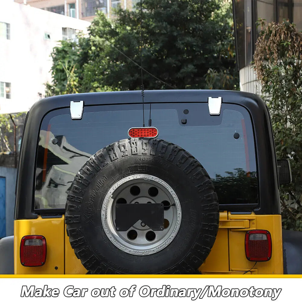 For 1997-2006 Jeep Wrangler TJ Tailgate Glass Hinge Cover Trim