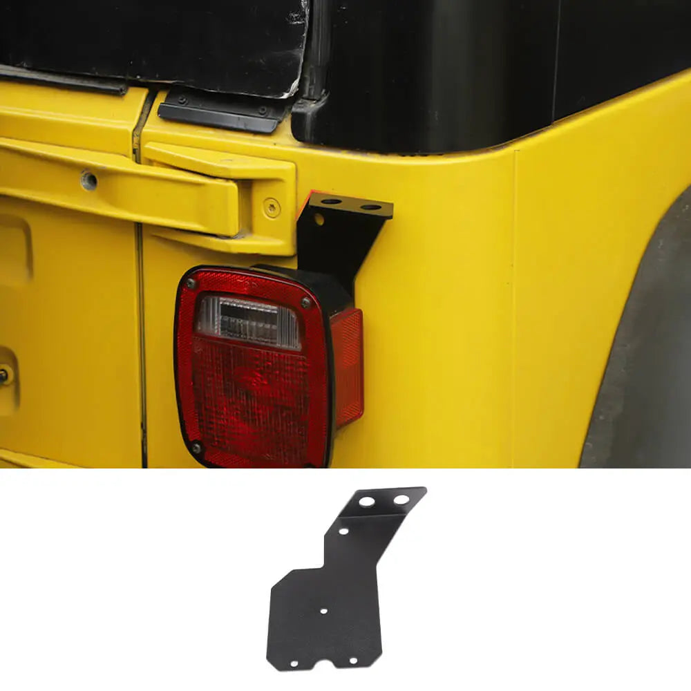 For 1997-2006 Jeep Wrangler TJ Taillight Antenna Mount Bracket Holder Black