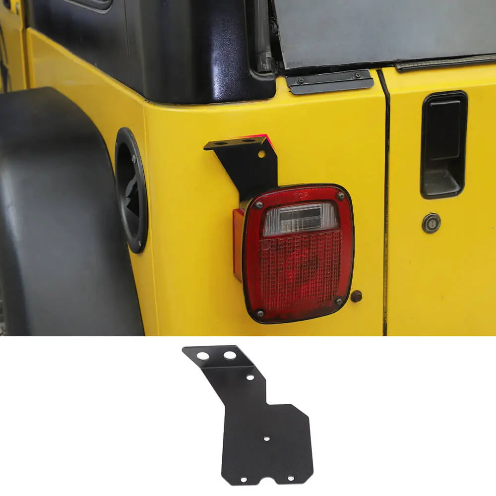 For 1997-2006 Jeep Wrangler TJ Taillight Antenna Mount Bracket Holder Black