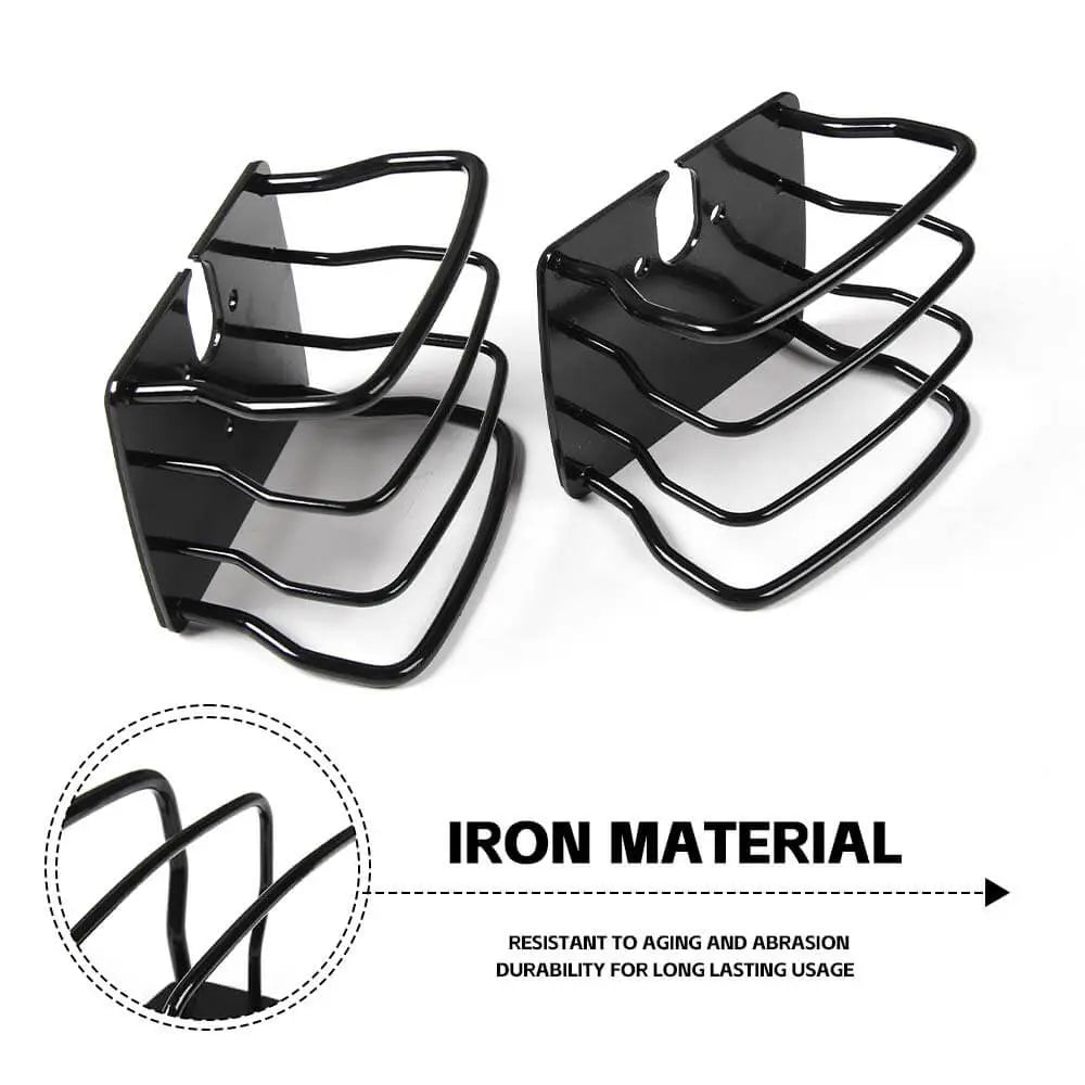 For 1997-2006 Jeep Wrangler TJ Taillight Guard Rear Lamp Trim Protector Iron