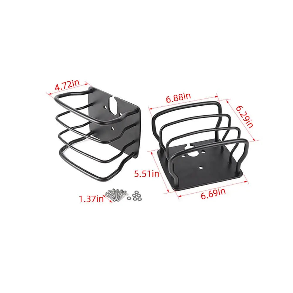 For 1997-2006 Jeep Wrangler TJ Taillight Guard Rear Lamp Trim Protector Iron