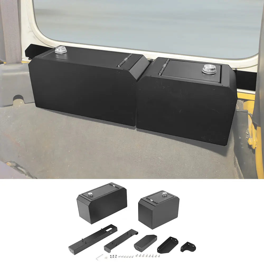 For 1997-2006 Jeep Wrangler TJ Trunk Safe Box Storage Vault Lock Tray