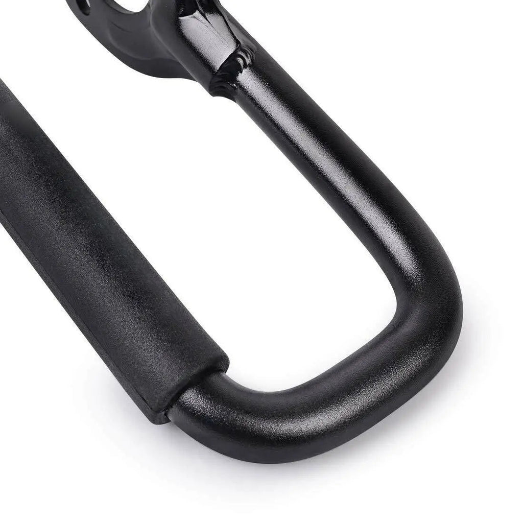 For 1997-2007 Jeep Wrangler TJ Top Grab Handles Front Grab Bars Hard Solid Steel Black 2pcs