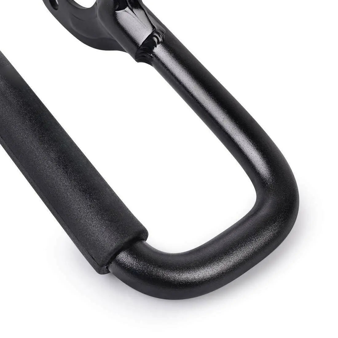For 1997-2007 Jeep Wrangler TJ Top Grab Handles Front Grab Bars Hard Solid Steel Black 2pcs