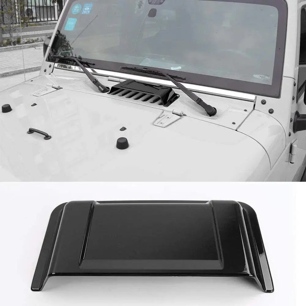 For 1997-2018 Jeep Wrangler TJ JK JKU Hood Vent Hood Scoop Vent Cover Trim