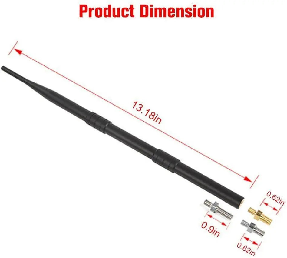 For 1997-2023 Jeep Wrangler TJ JK JL JT 13 Inch Flexible Antenna