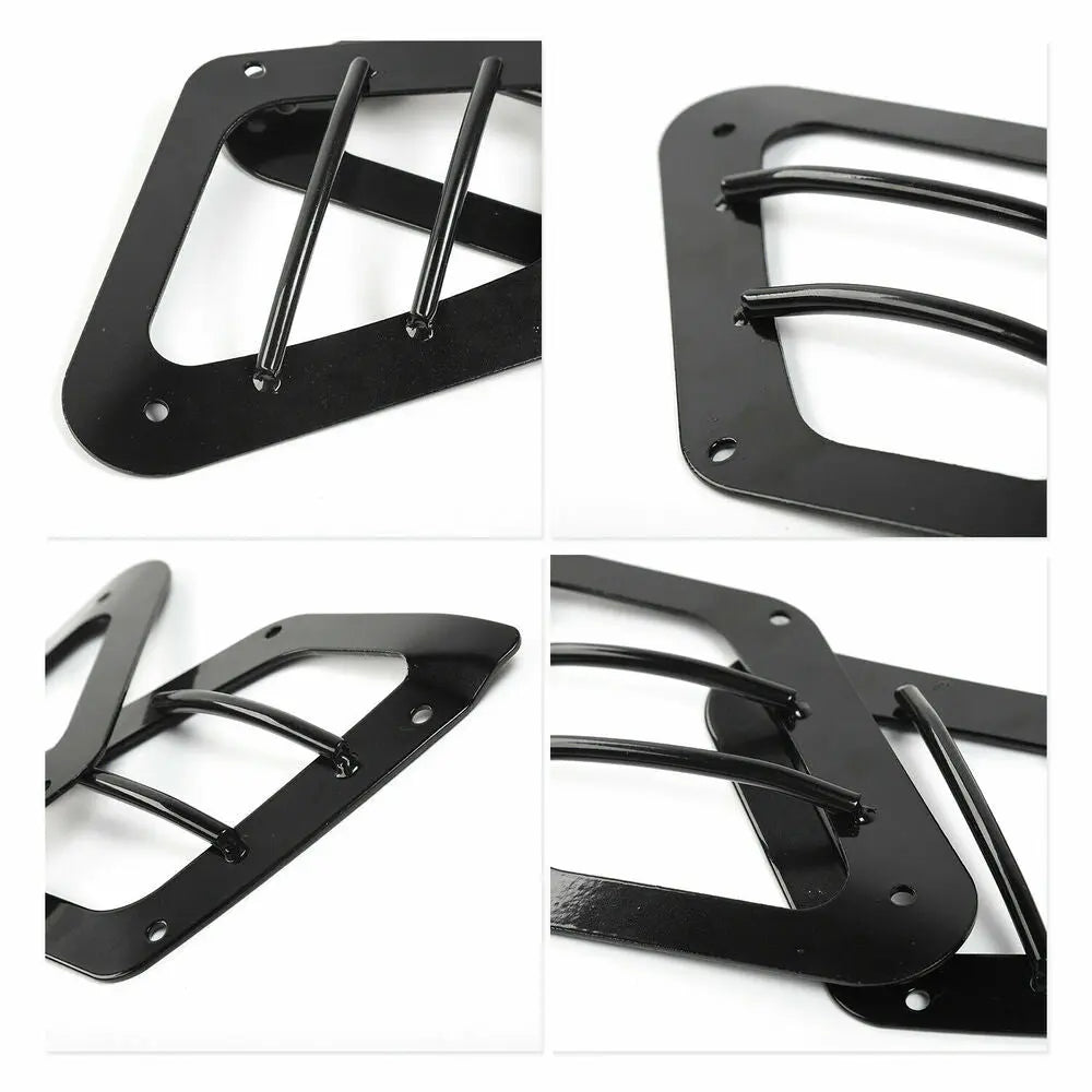 For 1997+ Jeep Wrangler TJ Side Wheel Eyebrow Lamp Light Guards Trim