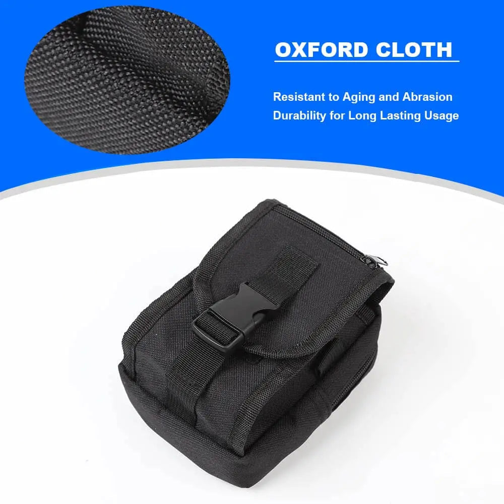 For 1997+ Jeep Wrangler YJ CJ TJ JK JL JT Co-Pilot Grab Bar Storage Bag Organizer Black